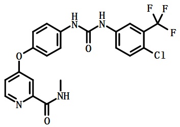 索拉非尼的结构式